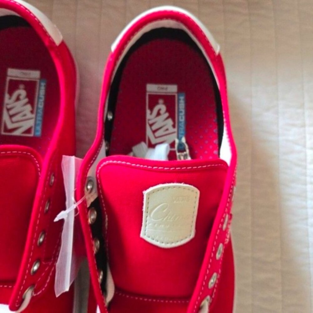 Vans Chima Ferguson Pro Men Size 13 Racing Red White Ultracush 032026 - Picture 2 of 8